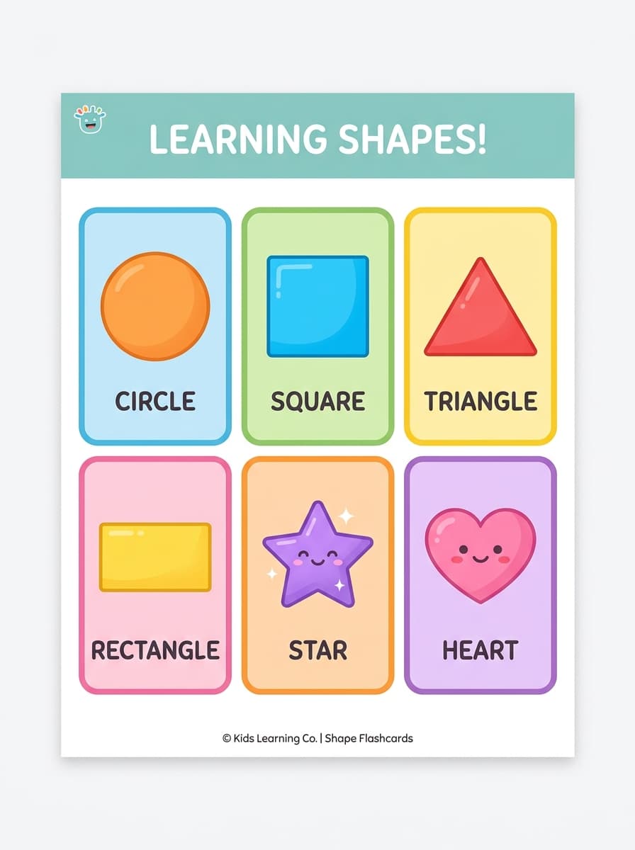 Printable Flashcard Library sample